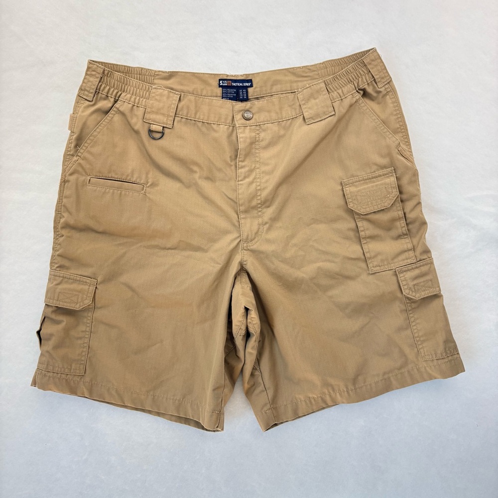5.11 Tactical Taclite® 9.5" Pro Ripstop Short in Coyote Tan 73287 Sz 40